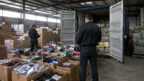 Митници Варна задържаха 5500 недекларирани стоки от Китай