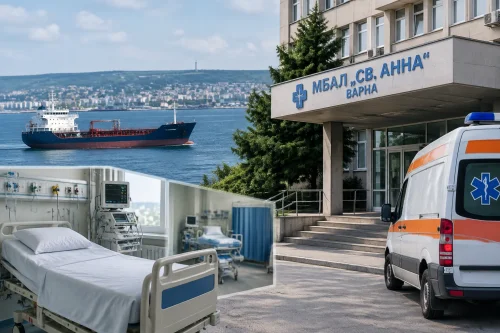 Капитанът на ABLE е изписан във Варна след преглед