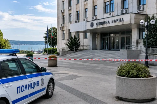 Сигнал за бомба изведе служителите от община Варна