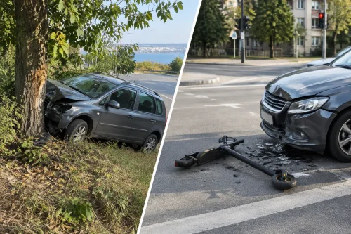 ОДМВР-Варна: Двама пострадаха при катастрофи край Варна и в Провадия