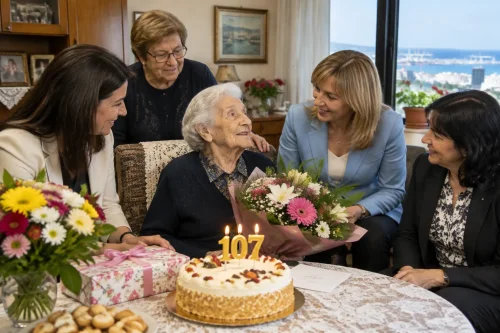 Евдокия Чочева отпразнува 107 години във Варна