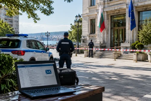 МВР-Варна проверява имейл заплахи към община, НАП и училища