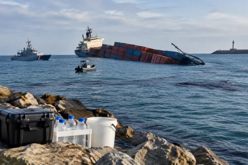 Корабът CONTSHIP JET потъна край Шабла, чакат проби