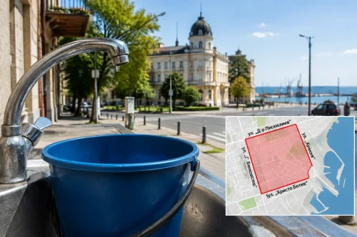 ВиК-Варна спира водата в центъра до 12:00