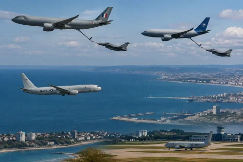 Френски и натовски A330 MRTT зареждали изтребители край България