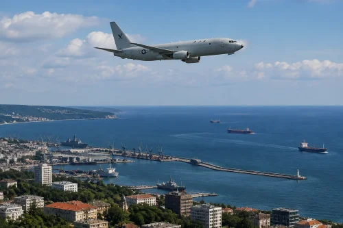 Boeing P-8 „Посейдон“ излетя от Варна за нова мисия над Черно море
