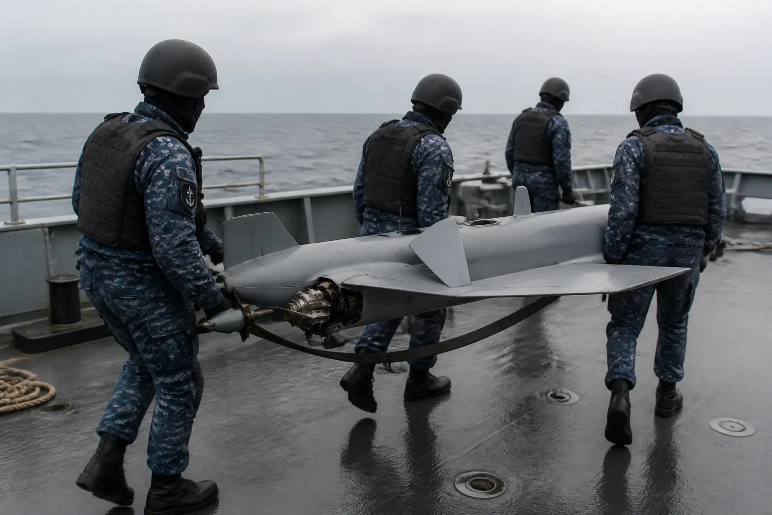 ВМС транспортираха открити дронове край Шабла, Черноморец и Ахтопол