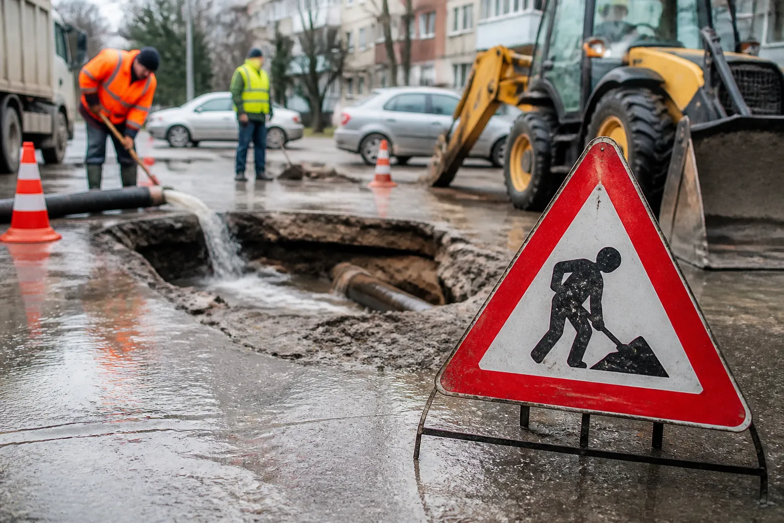 Авария спря водата в част от „Ален мак“ във Варна