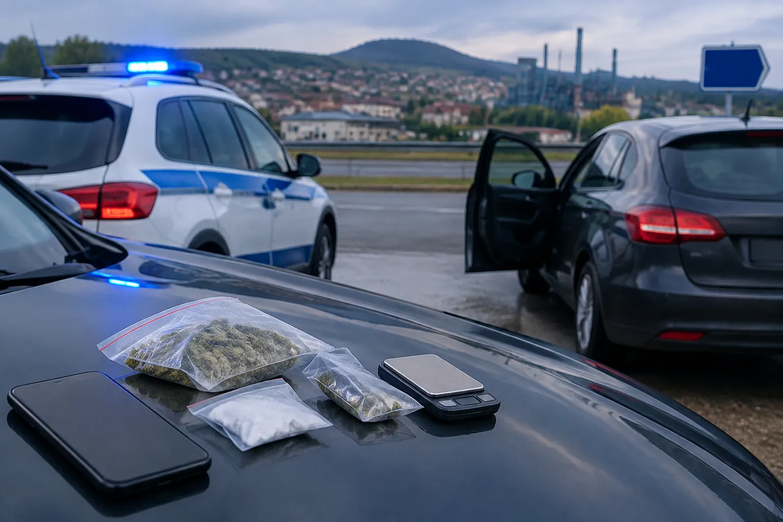 ОДМВР-Варна задържа двама шофьори с наркотици в Провадия и Девня