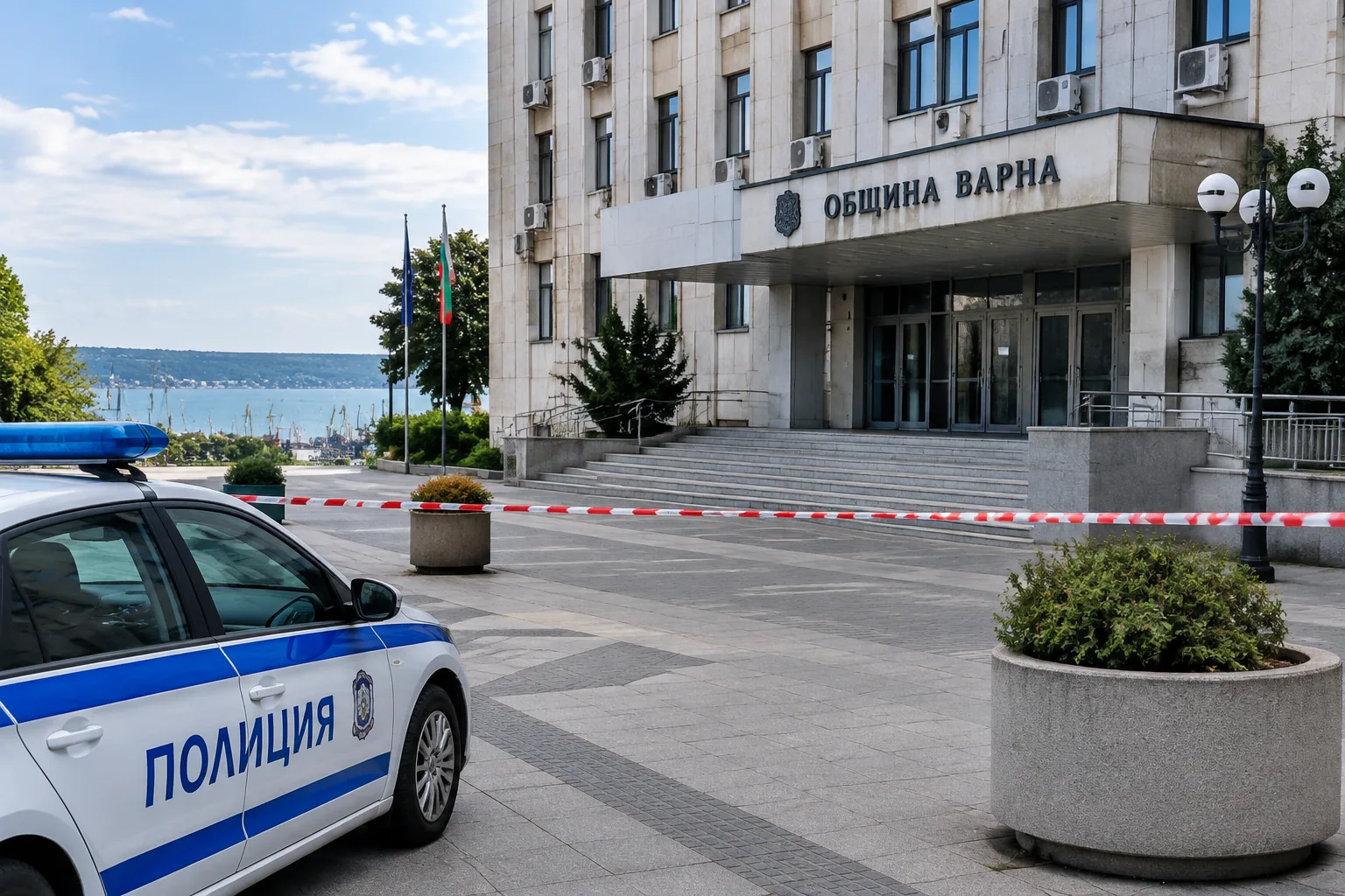 Сигнал за бомба изведе служителите от община Варна