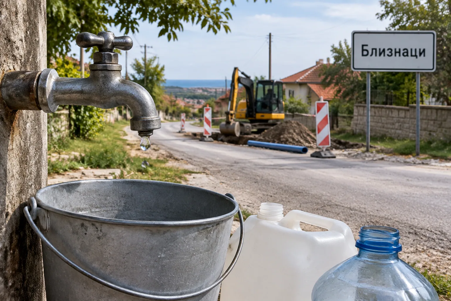 ВиК – Варна спира водата в село Близнаци до 17:00