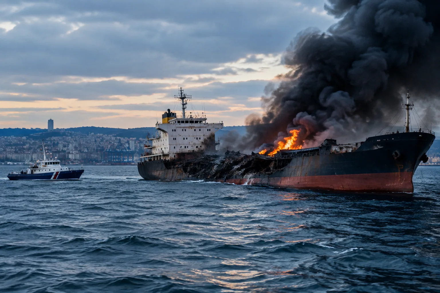 Морска администрация: Корабът ABLE вероятно ще потъне в Черно море