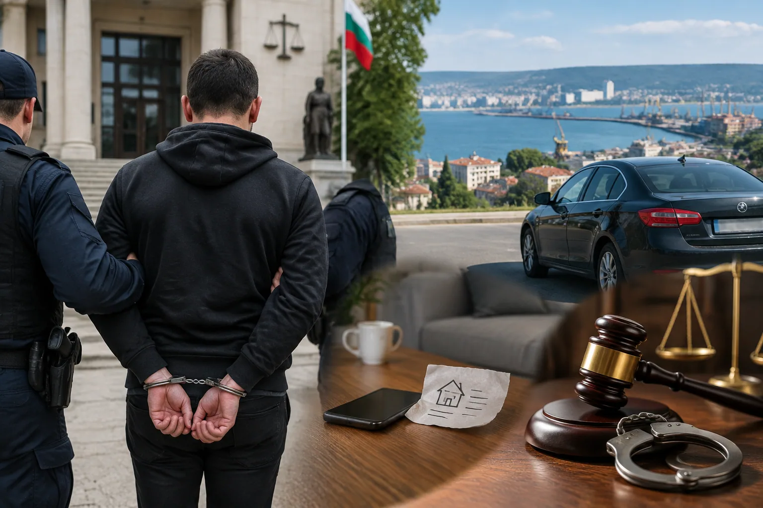 Съдът във Варна остави в ареста мъж, обвинен в заплаха за убийство