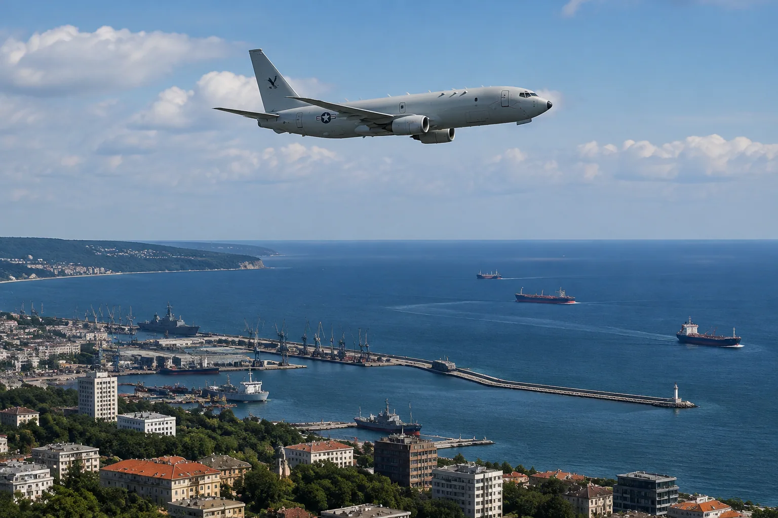 Boeing P-8 „Посейдон“ излетя от Варна за нова мисия над Черно море