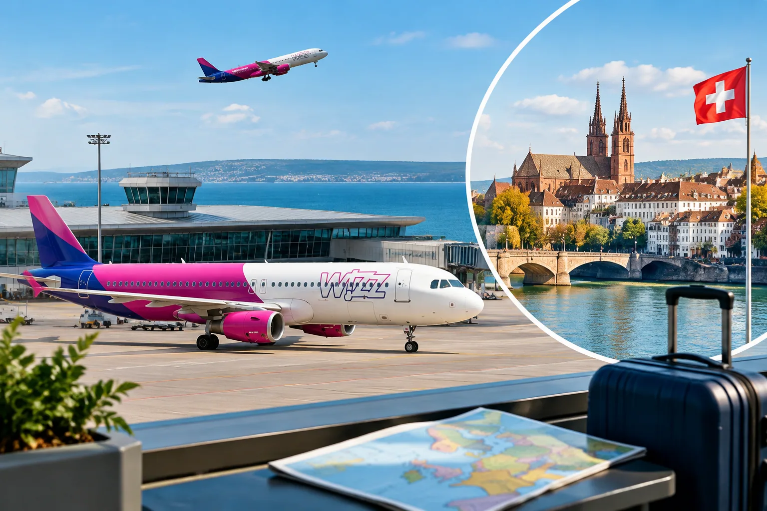 Wizz Air пусна директни полети Варна–Базел два пъти седмично