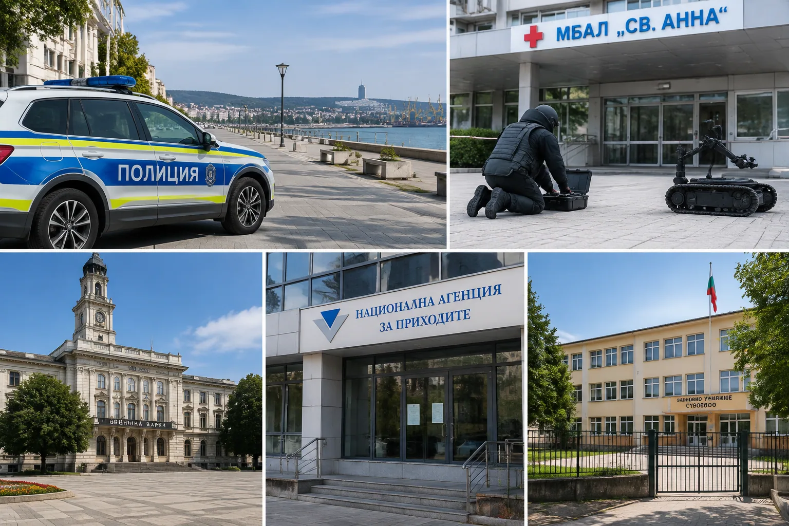 ОДМВР-Варна приключи проверки след бомбени сигнали