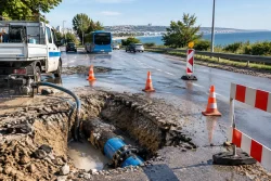 ВиК – Варна отстрани аварията по пътя за Златни пясъци